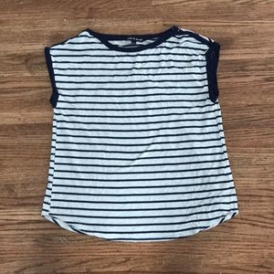 Women’s nautical striped tee
